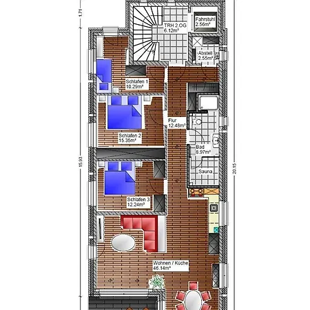 Brise- Direkt Am Wasser, Hafenblick, Fahrstuhl, Sauna, Ueberdachter Balkon Ольпениц